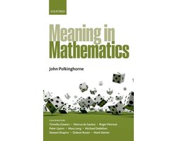 Omslag van Meaning In Mathematics