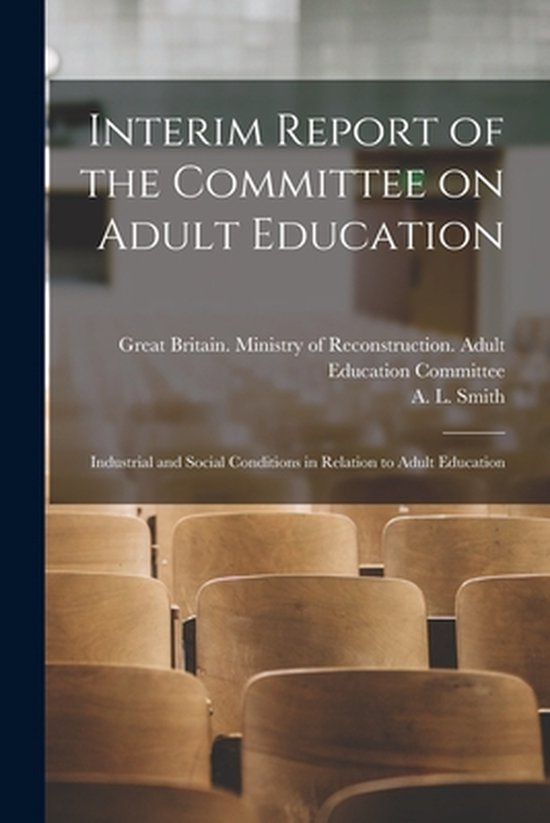 Interim Report of the Committee on Adult Education - cover