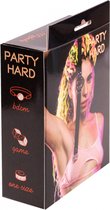 Ring Gag - Parabenen Vrij - BDSM - Bondage - Luxe Verpakking - Party Hard - Modesty - Zwart