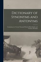 Dictionary of Synonyms and Antonyms