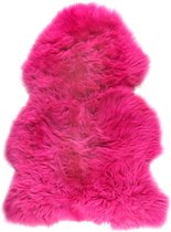 ZILTY WOOL® merino schapenvacht - Large / Groot (ca. 105 cm lang x 70 cm breed) - Hard roze