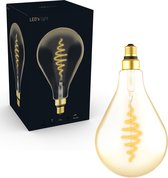 LED's Light Dimbare LED Filament lamp E27 - Goud Peer 29 cm - Extra warm wit licht - PS160
