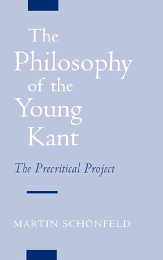 The Philosophy of the Young Kant - cover
