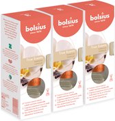 Bolsius True Scents - Geurstokjes - Vanille - 3 stuks - 45ml