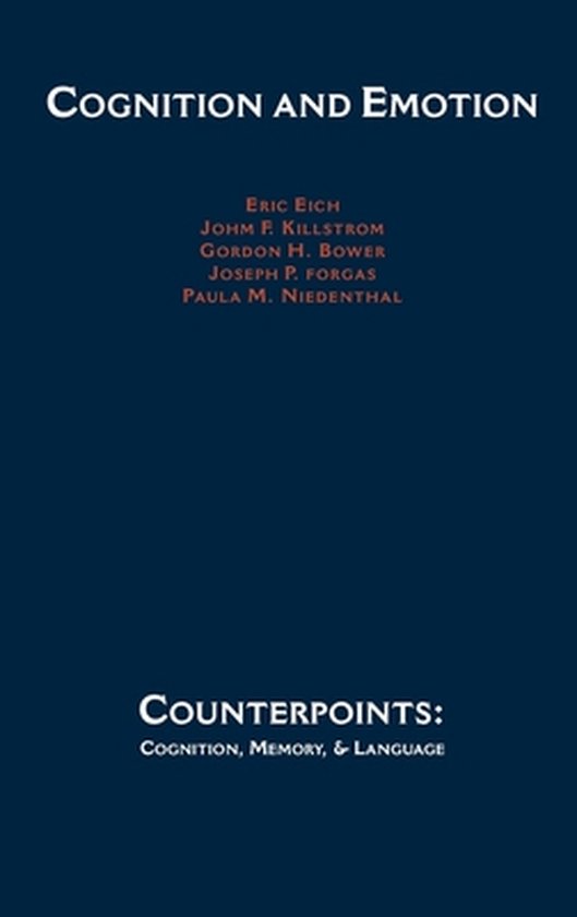 Counterpoints: Cognition, Memory, and Language- Cognition an ... - cover
