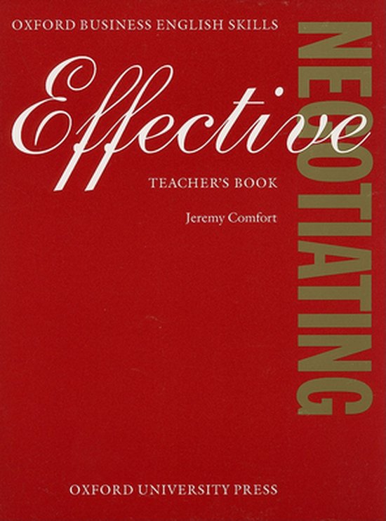 Effective Negotiating - cover