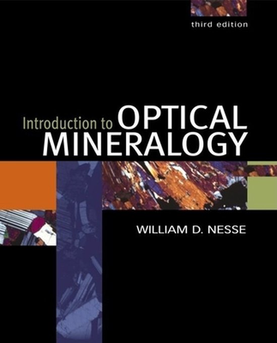 Introduction To Optical Mineralogy 9780195149104 Nesse Boeken