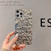 Galvaniseren van aluminiumfolie iPhone Hoesje/Case - Silver - TPU - iPhone 13 promax - Shockproof Case - Electroplating Tin Foil iPhone Case