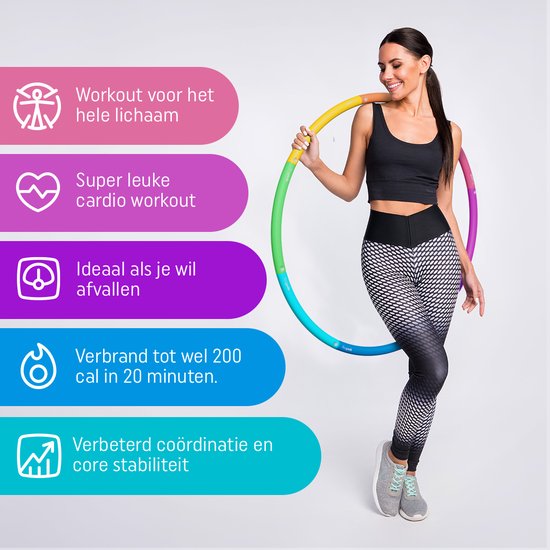 Fit+ Happy™ fitness hoelahoep 1.4 kg - Sportbay