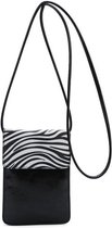 J&W Bags Zebra telefoontas