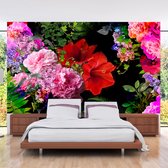 Zelfklevend fotobehang -  Zomeravond Bloemen  , Premium Print