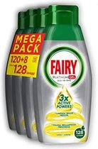 Dreft/Fairy Platinum GEL - Citroen - All in One - 4 x 650ml - 128 wasbeurten