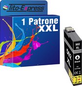 PlatinumSerie 1x inkt cartridge alternatief voor Epson 502 XL 502XL Black Expression Home XP- 2860 2865 2880 2885 5100 5105 5115 5150 5155