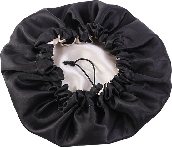 Abeillo Satijnen Slaapmutsen voor Vrouwen, 1PC Satijnen Nacht Slaapmuts Zachte Zijden Mutsen voor Slapen, Haarmuts met Strikband voor Krullend Haar Vlecht Vrouwen (Saliegroen