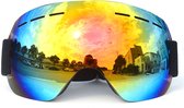 skibril /snowboard wintersport multi color lens