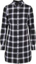 Dames - Vrouwen - Ladies Cotton Check Shirt Dress