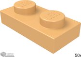 LEGO Plaat 1x2, 3023 Medium noga 50 stuks