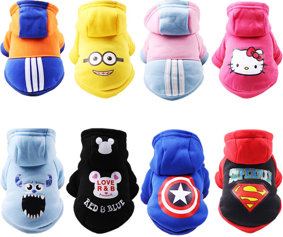 Familiehondenkleding, Winddichte Honden En Eigenaar Bijpassende Hoodies Zachte Schattige Hondentrui Voor Kleine Middelgrote Grote Honden Ouder Hondenhoodie Worden Apart Verkocht Zwart S 1012027015