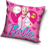 Barbie So Fun! Sierkussens - Kussen - 40 x 40 inclusief vulling - Kussen van Polyester - KledingDroom®