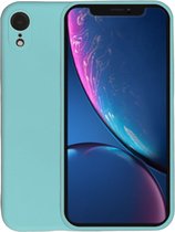 Smartphonica iPhone X/Xs siliconen hoesje - Blauw / Back Cover