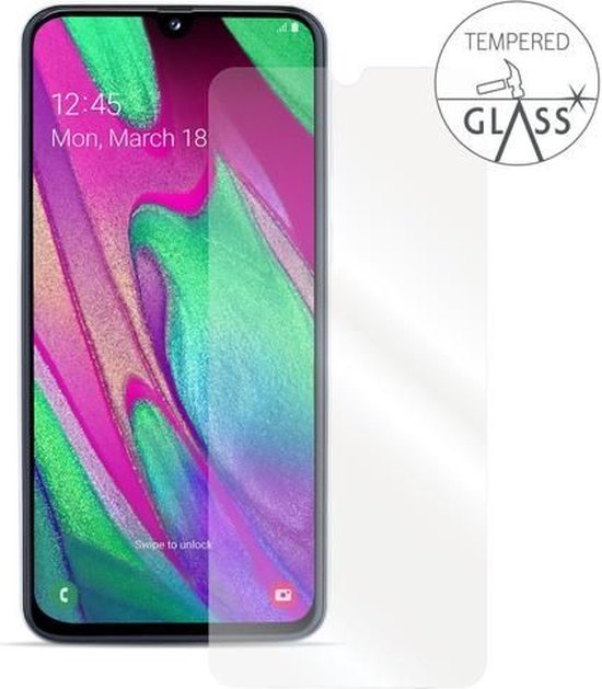 Samsung A40 Screenprotector - topkwaliteit 3D Gehard glas Samsung Galaxy A40 screenprotector