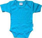 Funnies Romper - Katoen - Blauw - Maat 62/68 - Blauwe baby romper - Baby jongen - Kraamcadeau - Leeftijd 0 tot 6 maanden