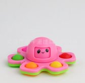 Fidget Toys - Octopus Spinner - Mood Spinner - Pop It Spinner - Fidget Spinner - Roze - Pop it Octopus - Tiktok -