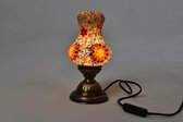 Lampe en mosaïque de poire faite à la main, lampe de table turque Armut ou lampe de nuit orientale