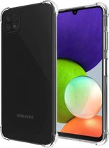 iMoshion Hoesje Geschikt voor Samsung Galaxy A22 (5G) Hoesje Siliconen - iMoshion Shockproof Case - Transparant