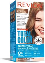 REVLON Permanente kleur - Clean & vegan - TOTAL COLOR 63 - Licht goudbruin