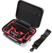 YONO Hard Case XL geschikt voor Nintendo Switch / OLED – Luxe Koffer met Draagriem voor Console en Accessoires – Beschermhoes Reistas - Zilver