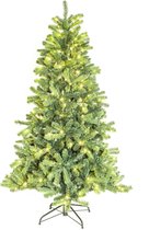 Proventa® LED Kunstkerstboom met verlichting 180 cm - LED Kerstboom met timer - Kunstof kerstboom