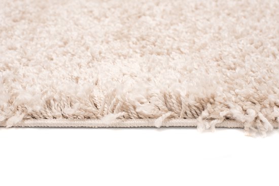 Tapiso Essence Tapis Tapis Beige Pile Profonde Salon Couloir Chambre Taille - 80x250