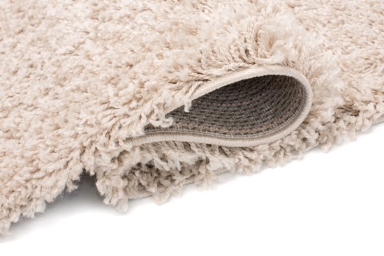Tapiso Essence Tapis Tapis Beige Pile Profonde Salon Couloir Chambre Taille - 80x250