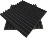 Professionele Akoestische Panelen, Set van 24 - Geluidsisolatie Wandpaneel - Schuim met Hoge Dichtheid - 30 x 30 cm, 25 mm dik