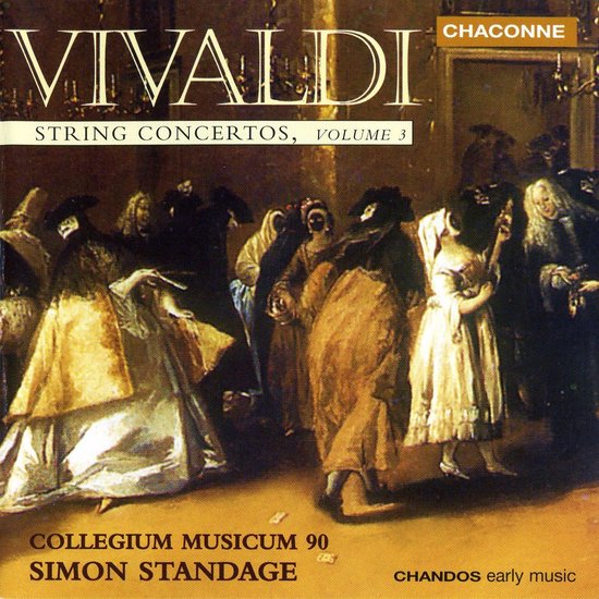 Collegium Musicum 90, Simon Standage - Vivaldi: String Concertos Volume 3 (CD)