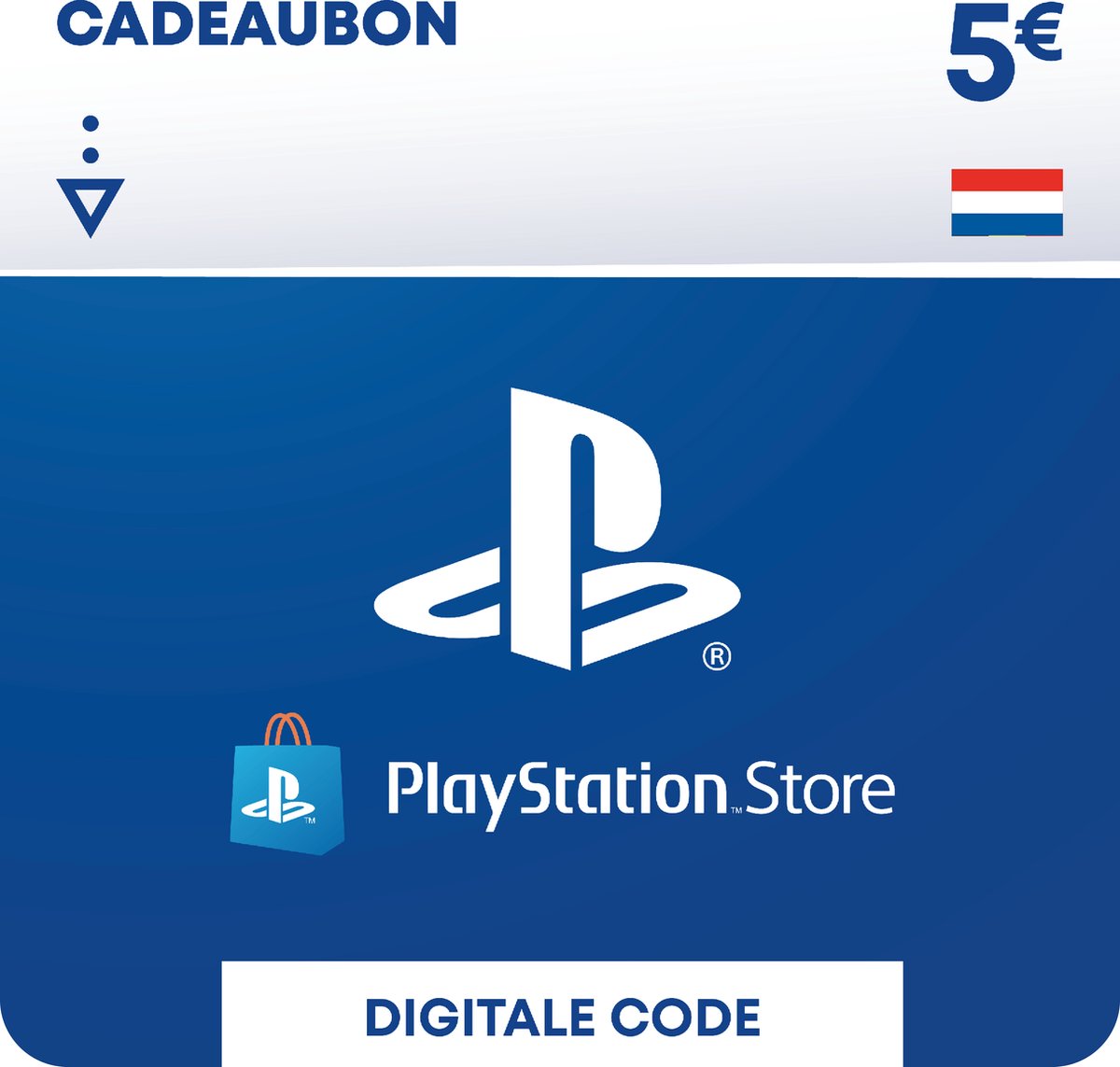 5 euro PlayStation Store tegoed - PSN Playstation Network Kaart (NL) - Sony digitaal