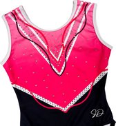 Sparkle&Dream - Turnpakje Gympakje Fem Roze Wit - ASM | maat 164 - Voor Turnen en Gymnastiek