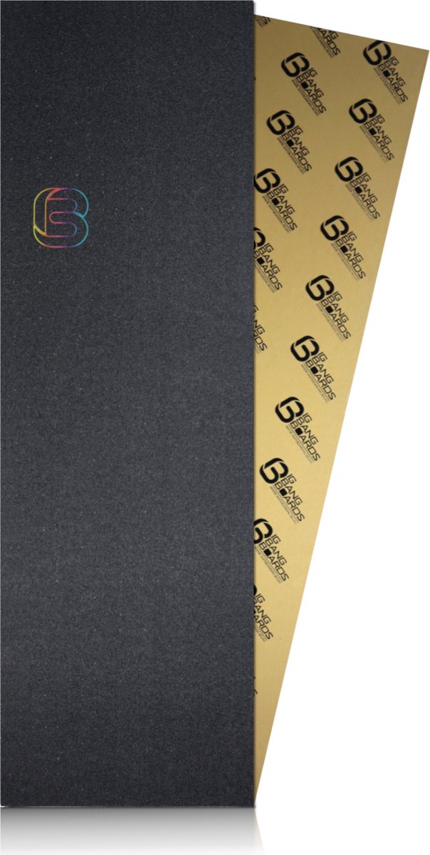 Big Bang Boards® PRO Griptape Hollow B – Skateboard Griptape – Grip Tape – OS780 – Zwart