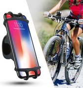 Eldur® Support Téléphone Universel Vélo - 4 à 6,5 pouces - Zwart - Support Téléphone Smartphone