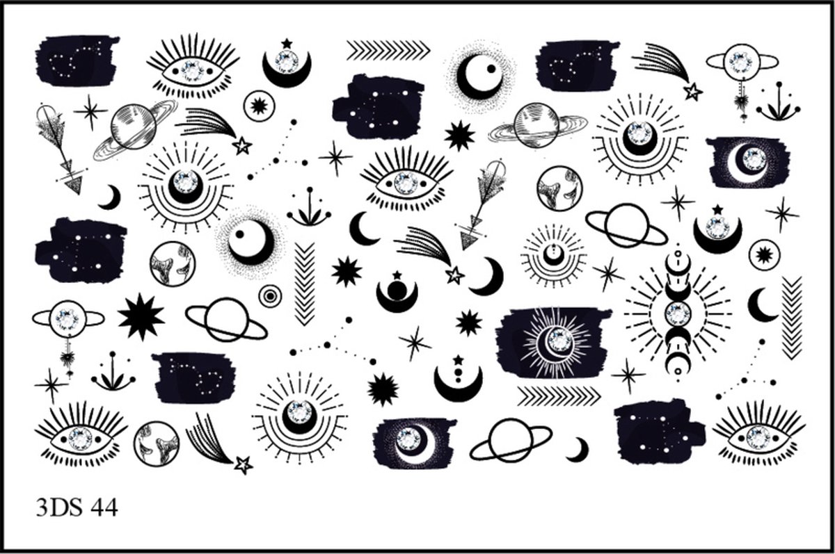 Goedkoopste Korneliya RhineStone decal 3DS 44