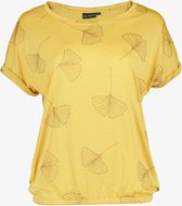 TwoDay dames T-shirt met print - Geel - Maat M