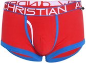 Andrew Christian Fly Tagless Boxer w/ Almost Naked Rood - MAAT L - Heren Ondergoed - Boxershort voor Man - Mannen Boxershort