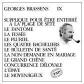 Georges Brassens - George Brassens IX (N°11) ... Supplique Pour Un Et (LP)