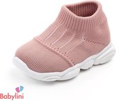 Babylini baby schoentjes Balans - roze - maat 18 - anti-slip - instappers
