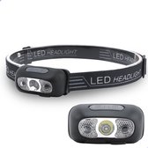 Esioh® Led Hoofdlamp - Hardloop Verlichting - USB Oplaadbaar – Waterdicht - 200m Bereik - Multifunctioneel