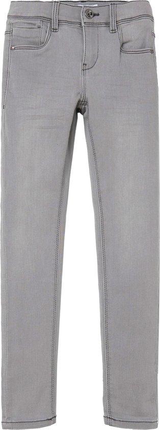 Name it Meisjes Jeans Polly Dnmtassis Medium Grey - 134