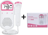 Babio Baby Doppler - Professionele Doppler - Baby hartje monitor - Zwangerschapscadeau - Voor Zwangere Vrouwen - incl Doos