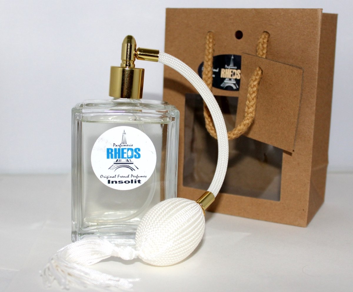 CADEAU TIP, RHEDS Lavendel Eau de Parfum (heerlijke Lavendel geur, 100 ml) met GRATIS witte bol verstuiver en Parfum miniatuur set.