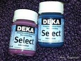 1 potje Deka select 15-90 zwart inbrandlak voor glas, porselein en kerarmiek 25ml
